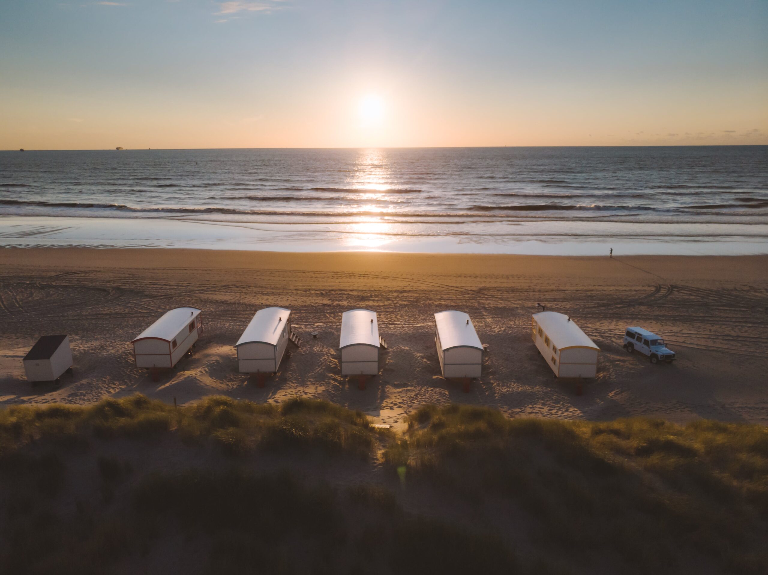 Tiny Lodges op het strand